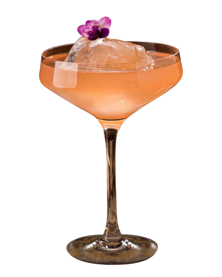 DIY Scarlet Cortado Tea Mocktail